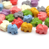 Mixed Coral Elephant Beads For Jewelry Making Bracelet Necklace