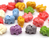 Mixed Coral Elephant Beads For Jewelry Making Bracelet Necklace