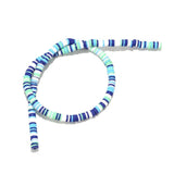 Multicolor Polymer Clay Disk Beads 6mm