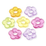 50PCS 18x19x4mm Acrylic Spacer Beads Transparent For Jewelry Making
