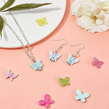 50PCS 18x19x4mm Acrylic Spacer Beads Transparent For Jewelry Making