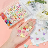 50PCS 18x19x4mm Acrylic Spacer Beads Transparent For Jewelry Making