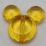 Acrylic Mouse Charm Beads Mixed Colour 36mm