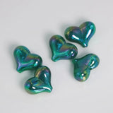 Cat Eye Starry Heart Beads for Jewelry Making DIY Decorations