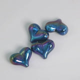 Cat Eye Starry Heart Beads for Jewelry Making DIY Decorations