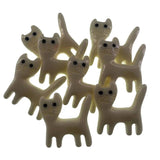 20Pcs Resin Cat Cabochons for DIY Crafts Decor 2.6cm