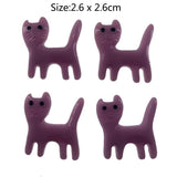 20Pcs Resin Cat Cabochons for DIY Crafts Decor 2.6cm