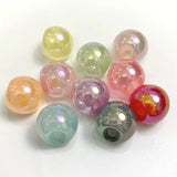 20Pcs 16mm Acrylic Round Spacer Beads DIY Craft Supplies