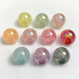 20Pcs 16mm Acrylic Round Spacer Beads DIY Craft Supplies