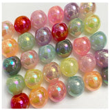 20Pcs 16mm Acrylic Round Spacer Beads DIY Craft Supplies