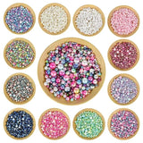 360pcs Mix Color Round Pearl Loose Bead DIY Crafts Jewelry Accessories