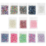 360pcs Mix Color Round Pearl Loose Bead DIY Crafts Jewelry Accessories
