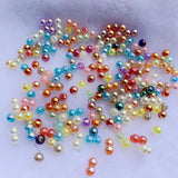 750pcs AB Round Ball Acrylic Spacer Beads 4mm for Jewelry Making