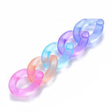 20Pcs Mixed Acrylic Linking Rings for Jewelry Making
