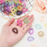 20Pcs Mixed Acrylic Linking Rings for Jewelry Making