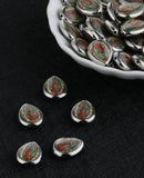 Cottvott 30Pcs/Lot DIY Rosary Chaplet Parts Heart Water-Drop Shape