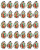 Cottvott 30Pcs/Lot DIY Rosary Chaplet Parts Heart Water-Drop Shape