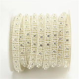 3M Inlaid Diamonds Fishing Line Pearls Beads Chain Garland Flowers Wedding Brida