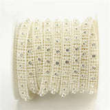 3M Inlaid Diamonds Fishing Line Pearls Beads Chain Garland Flowers Wedding Brida