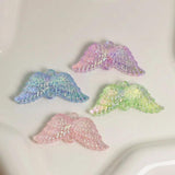 Luminous Glow Angel Wings Beads Jewelry Making Charms Bracelet Accessories
