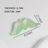 Luminous Glow Angel Wings Beads Jewelry Making Charms Bracelet Accessories