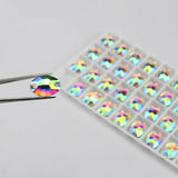Oval Crystal Sew On Rhinestone Flatback Egg Shape - Wedding Dress DIY