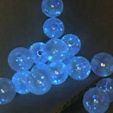 UV Glitter Beads Glow Bracelet Necklace DIY Decoration Manicure Ornaments