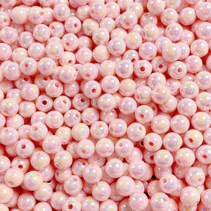 Acrylic Spacer Round Beads 30pcs 8/10/12mm