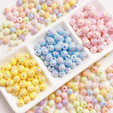 Acrylic Spacer Round Beads 30pcs 8/10/12mm