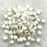 30-120pcs 11mm Heart Shape Acrylic Spacer Beads for Jewelry Making DIY