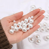 2-18mm Pearl Beads ABS Loose Round Craft Jewelry Making Sewing Beads