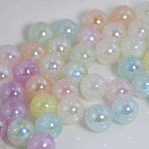 Mermaid Glow Glitter Beads DIY Jewelry Earrings Necklace Decor Phone Chain