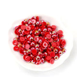 AB Half Round Acrylic Pearl Beads for DIY Jewelry Nail Art 3-14mm