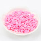 AB Half Round Acrylic Pearl Beads for DIY Jewelry Nail Art 3-14mm