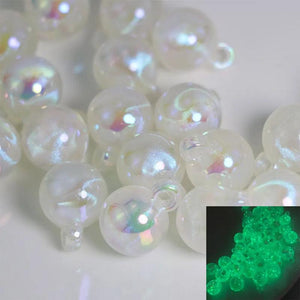 Round Luminous Glow Beads for Jewelry Making DIY Decorations