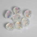 Colorful Cockles Peach Heart Beads Jewelry Making DIY Decorations