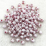 Frost Cracked Acrylic Round Spacer Beads 8mm 50-200pcs