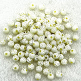 Frost Cracked Acrylic Round Spacer Beads 8mm 50-200pcs