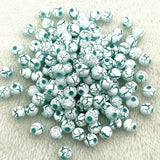 Frost Cracked Acrylic Round Spacer Beads 8mm 50-200pcs