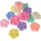 50 Mixed Pastel Acrylic Shape Beads Kids Craft