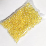 1100pcs Mixed Size AB Round Acrylic Beads Straight Hole DIY Bracelet Jewelry