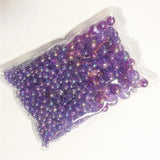 1100pcs Mixed Size AB Round Acrylic Beads Straight Hole DIY Bracelet Jewelry