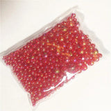 1100pcs Mixed Size AB Round Acrylic Beads Straight Hole DIY Bracelet Jewelry
