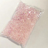 1100pcs Mixed Size AB Round Acrylic Beads Straight Hole DIY Bracelet Jewelry