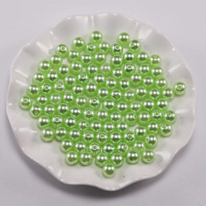 ABS Pearl Straight Hole 3-12mm DIY Round Bead for Jewelry Making