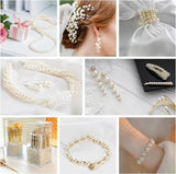 ABS Pearl Straight Hole 3-12mm DIY Round Bead for Jewelry Making