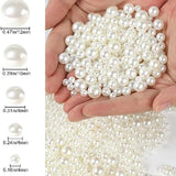 ABS Pearl Straight Hole 3-12mm DIY Round Bead for Jewelry Making