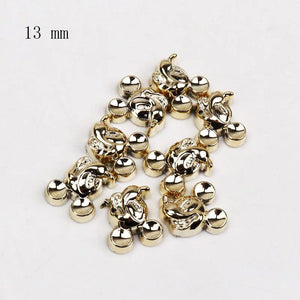 50pcs Half Round Alien Pearls Art Flatback Rhinestones for DIY Shoes Phone MZ516