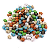 30/50Pcs Retro Bronzing Acrylic Beads DIY Crafts Jewelry Necklace Earrings
