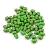 30/50Pcs Retro Bronzing Acrylic Beads DIY Crafts Jewelry Necklace Earrings